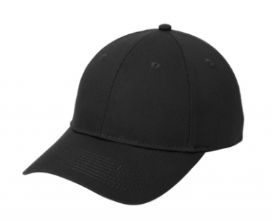 Black Twill Hat with Whitson's Logo
